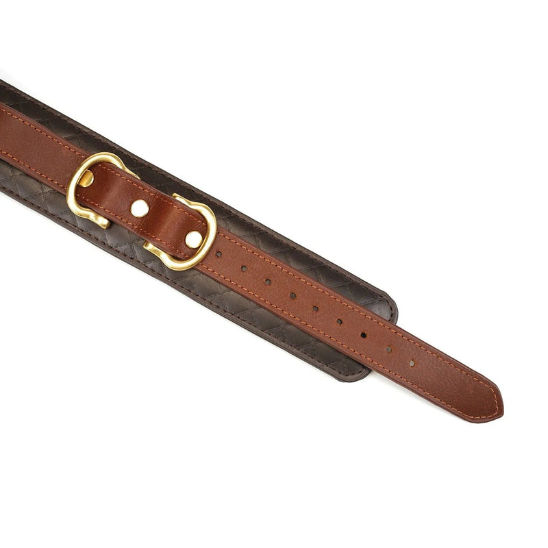 Liebe Seele - The Equestrian Leather Thigh Cuffs - Leren Dijbeen Boeien-Laced-up.nl