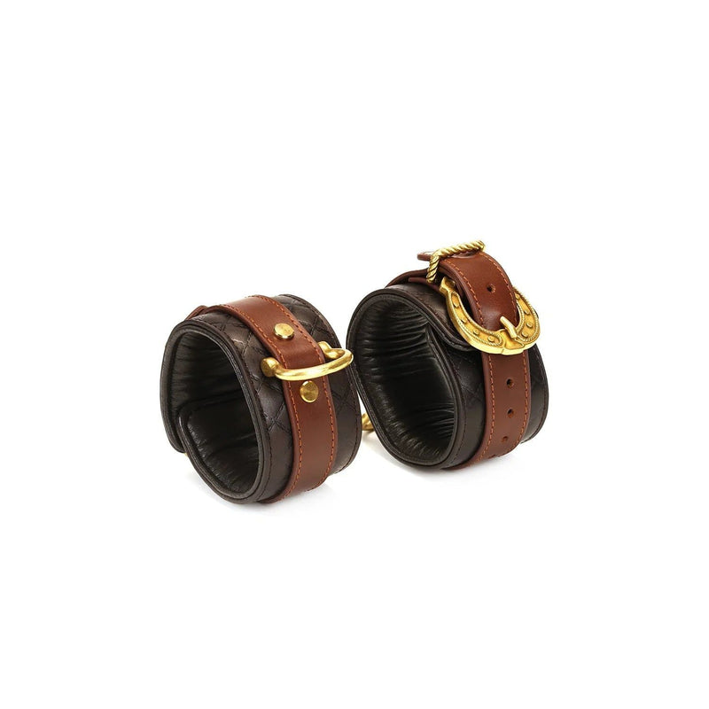 Liebe Seele - The Equestrian Leather Wrist Cuffs - Leren Polsboeien-Laced-up.nl