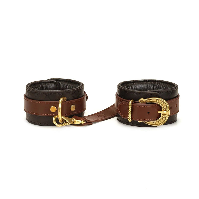 Liebe Seele - The Equestrian Leather Wrist Cuffs - Leren Polsboeien-Laced-up.nl