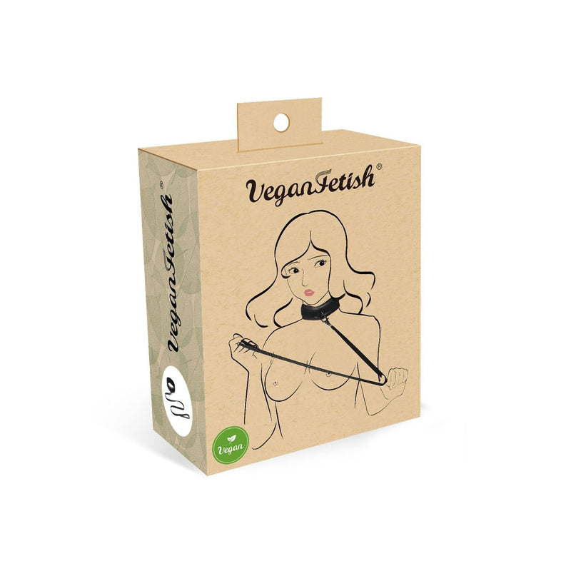 Liebe Seele - Vegan Fetish - Halsband Met Riem-Laced-up.nl