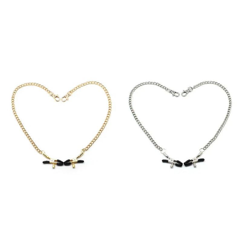 Liebe Seele - Verstelbare Bull Nose Tepelklemmen Met Ketting - Goud-Erotiekvoordeel.nl