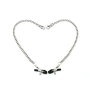 Liebe Seele - Verstelbare Bull Nose Tepelklemmen Met Ketting - Zilver-laced-up.nl
