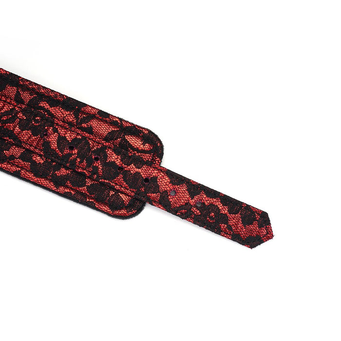 Liebe Seele - Victorian Garden Polsboeien - Handboeien - Vegan - Rood/Zwart-Laced-up.nl