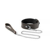 Liebe Seele - Wild Gent - Lederen Halsband Met voering Van imitatiebont En Metalen Riem - exclusief En Luxe ontwerp-Laced-up.nl