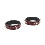 Liebe Seele - Wine Red - Leren Dijboeien Met Rosé Gouden hardware (2 maten beschikbaar) - exclusief En Luxe-Laced-up.nl