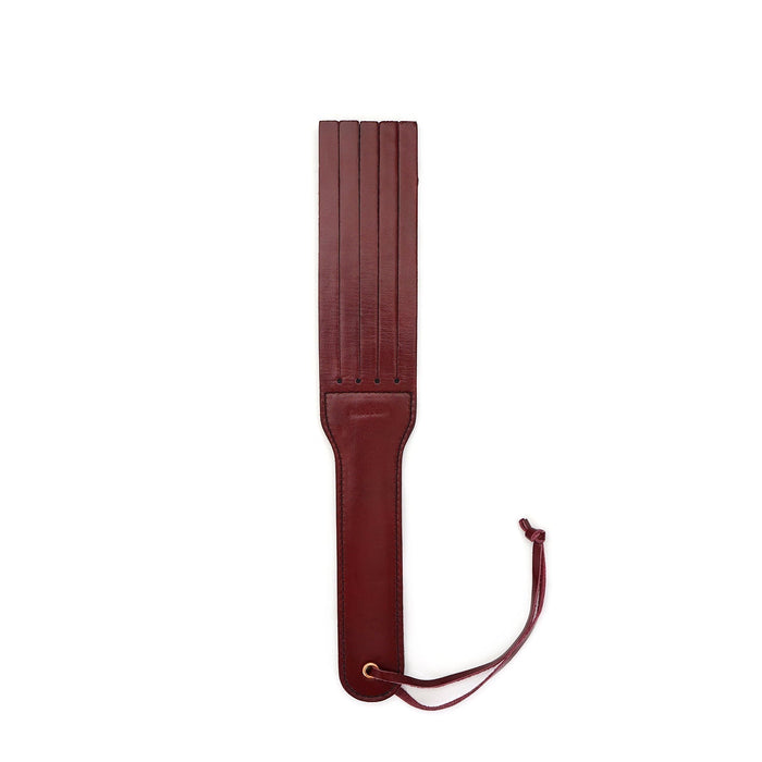 Liebe Seele - Wine Red - Leren Paddle - Dubbele Strafriem - Exclusief En Luxe ontwerp - Import uit Japan - Wijnrood-Laced-up.nl