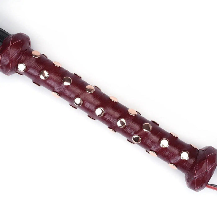 Liebe Seele - Wine Red - Luxe lederen Flogger - exclusief En handgemaakt In Japan-Laced-up.nl