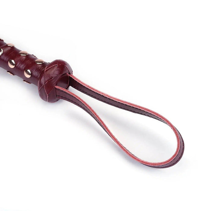 Liebe Seele - Wine Red - Luxe lederen Flogger - exclusief En handgemaakt In Japan-Laced-up.nl