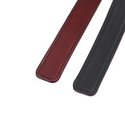 Liebe Seele - Wine Red - Leren Dijboeien Met Rosé Gouden hardware (2 maten beschikbaar) - exclusief En Luxe-Laced-up.nl