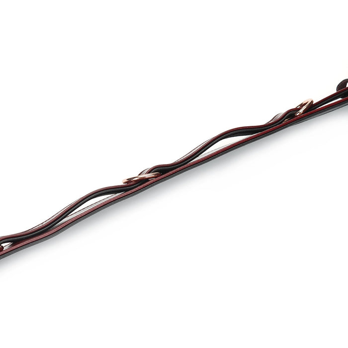 Liebe Seele - Wine Red - Leren Dijboeien Met Rosé Gouden hardware (2 maten beschikbaar) - exclusief En Luxe-Laced-up.nl