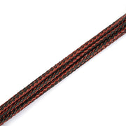 Liebe Seele - Wine Red - Luxe Gevlochten Flogger - Cat-o-Nine Tails-laced-up.nl