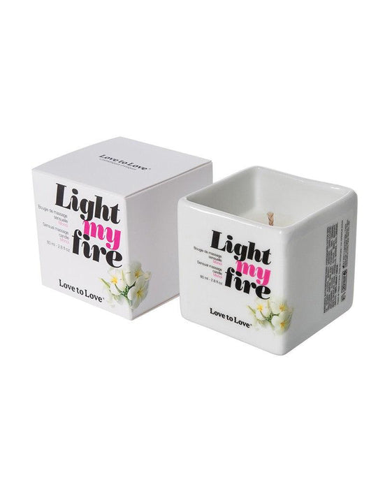 Light My Fire - Luscious Massagekaars - Gardenia-Laced-up.nl
