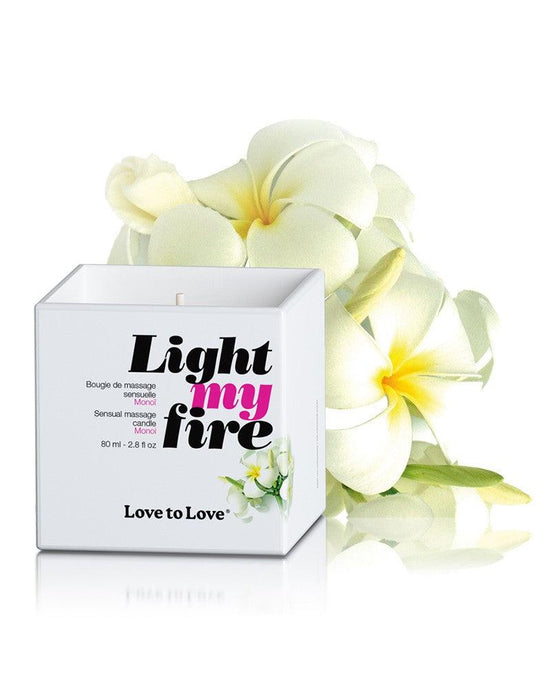 Light My Fire - Luscious Massagekaars - Gardenia-Laced-up.nl