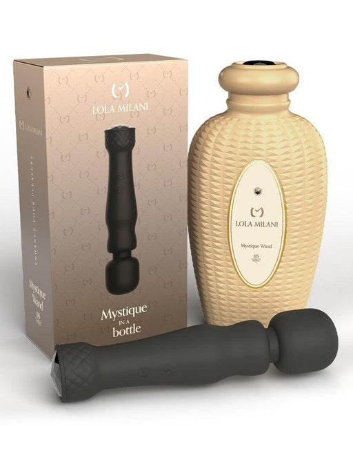 Lola Milani - Mystique in a Bottle - Wand Vibrator - Zwart-Laced-up.nl