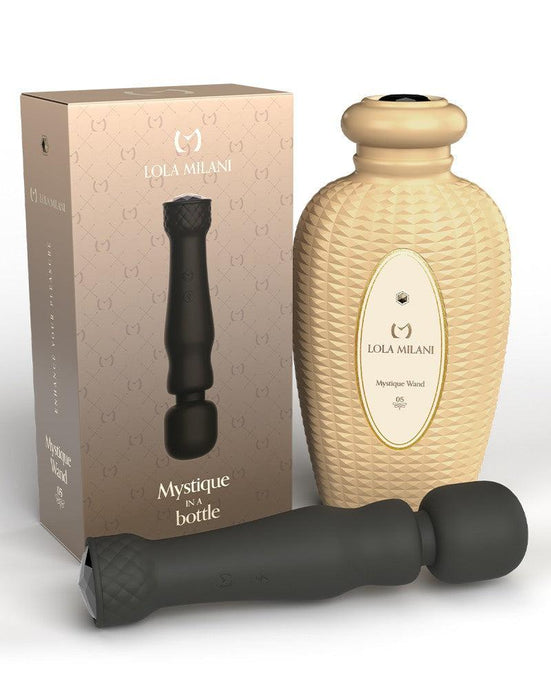 Lola Milani - Mystique in a Bottle - Wand Vibrator - Zwart-Laced-up.nl