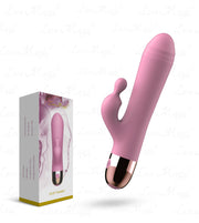 Love Magic - Duet - Rabbit Vibrator - Dubbele motor - Oplaadbaar - Roze-laced-up.nl