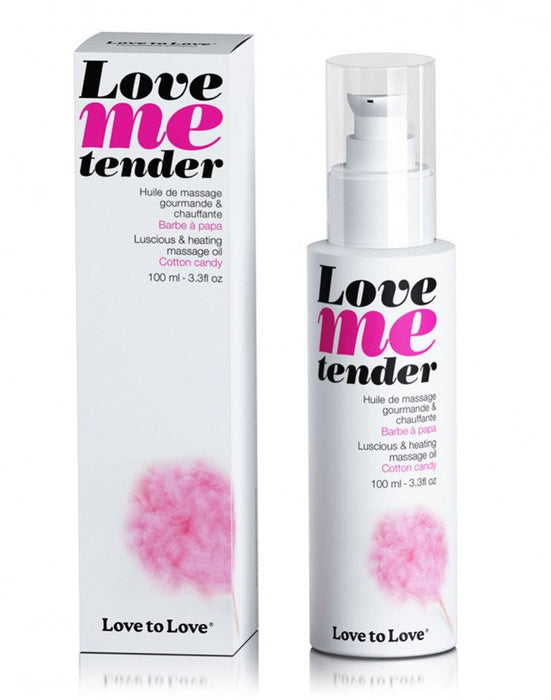 Love me Tender - Verwarmende Massageolie - Cotton Candy-Laced-up.nl