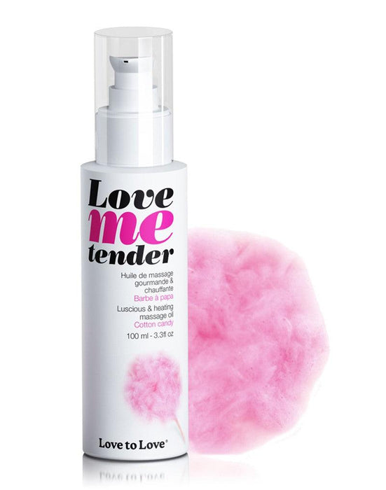 Love me Tender - Verwarmende Massageolie - Cotton Candy-Laced-up.nl