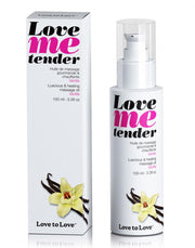 Love me Tender - Verwarmende Massageolie - Vanille-Laced-up.nl