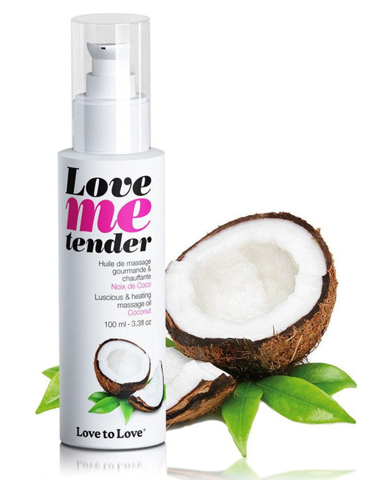 Love me Tender - Verwarmende Massageolie - Coconut-Laced-up.nl