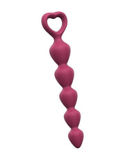 Love to Love - Bing Bang - Anaal Kralen Met Hartvormig Handvat - Roze - Maat M-Laced-up.nl