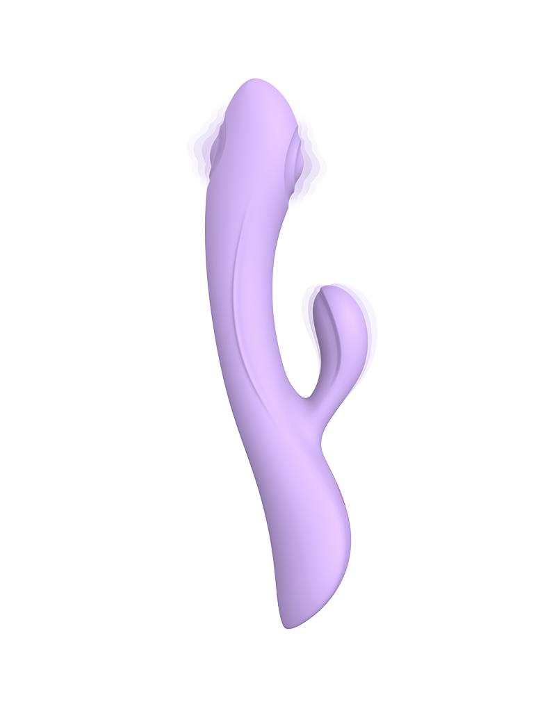 Love to Love - Bunny & Clyde - Rabbit Vibrator Met Tapping Functie - Lila-Laced-up.nl