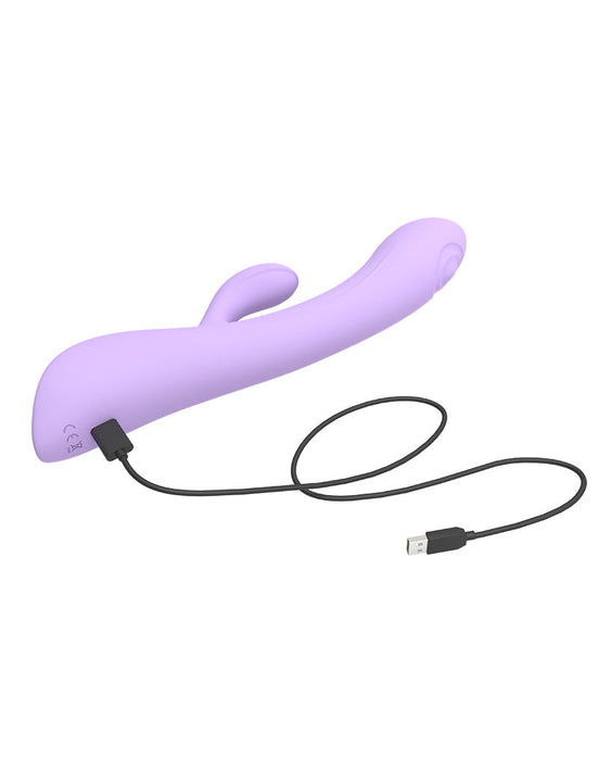 Love to Love - Bunny & Clyde - Rabbit Vibrator Met Tapping Functie - Lila-Laced-up.nl