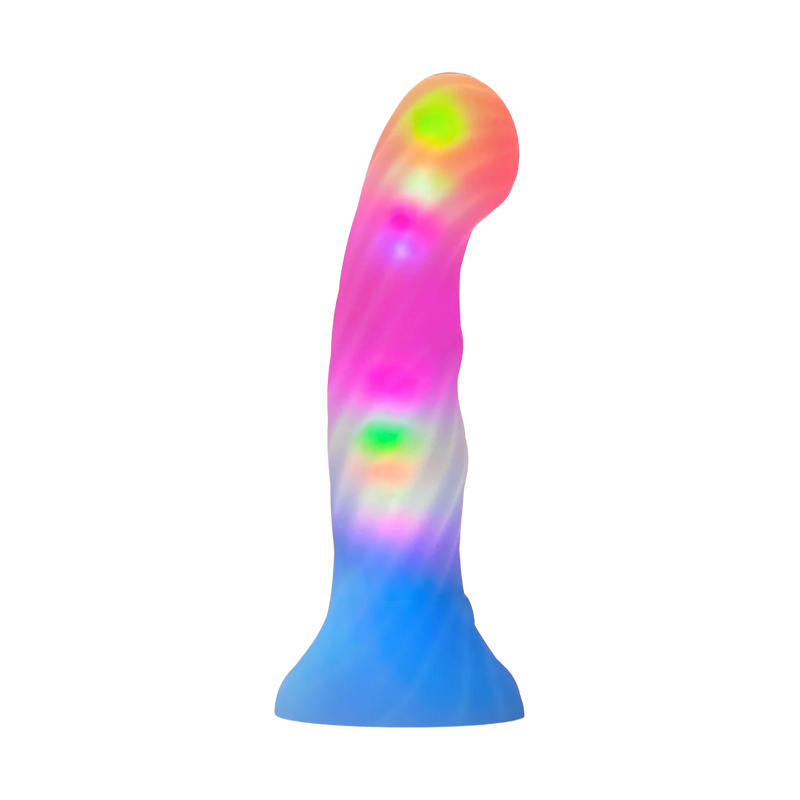 Love to Love - Candy Loop - Dildo met LED Verlichting - Blauw/Roze-Erotiekvoordeel.nl
