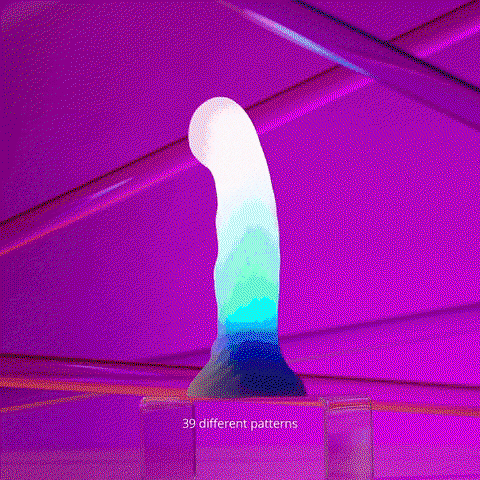 Love to Love - Candy Loop - Dildo met LED Verlichting - Blauw/Roze-Erotiekvoordeel.nl