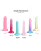 Love to Love - Dildo - Dildoll Nightfall - Buigbaar - Siliconen - Blauw Met Gouden Glitterende Sterren-Laced-up.nl