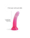 Love to Love - Dildo - Dildoll Sunrise - Buigbaar - Siliconen - Met Glitters - Roze-Laced-up.nl