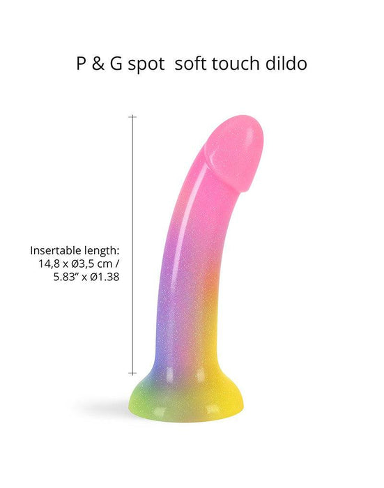 Love to Love - Dildoll Stargazer - Kleurrijke Dildo - Siliconen-Laced-up.nl