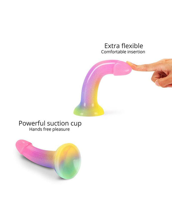 Love to Love - Dildoll Stargazer - Kleurrijke Dildo - Siliconen-Laced-up.nl
