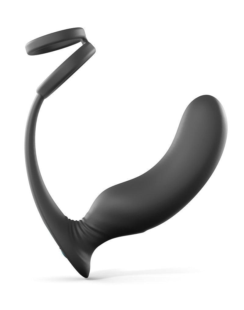 Love to Love - Double Game - Prostaatvibrator Met Cockring - Zwart-Laced-up.nl