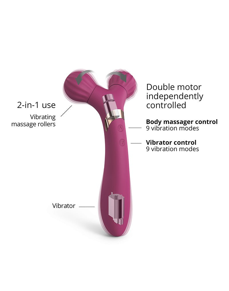 Love to Love - Fireball - Body Massager & Vibrator - plum pink-Laced-up.nl