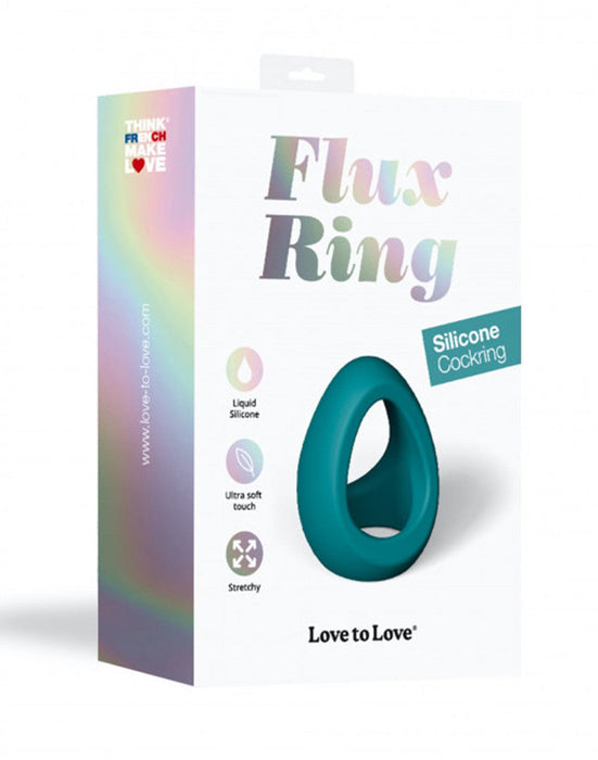 Love to Love - Flux Ring - Flexibele Cockring - Zeegroen-Laced-up.nl