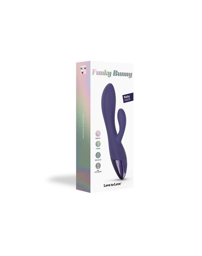 Love to Love - Funky Bunny - Rabbit Vibrator - Paars-Laced-up.nl