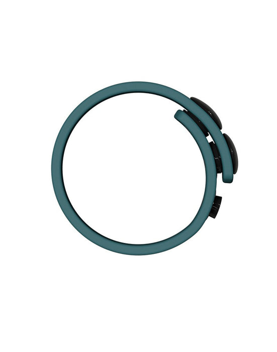 Love to Love - Hero - Verstelbare Siliconen Cockring - Blauwgroen-Laced-up.nl