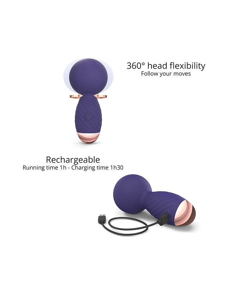 Love to Love - Itsy Bitsy - Mini Wand Vibrator - Paars-Laced-up.nl