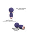 Love to Love - Itsy Bitsy - Mini Wand Vibrator - Paars-Laced-up.nl