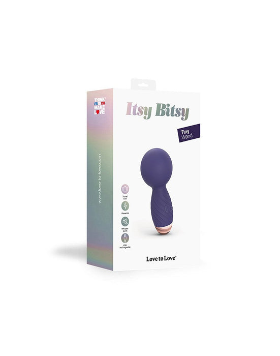 Love to Love - Itsy Bitsy - Mini Wand Vibrator - Paars-Laced-up.nl