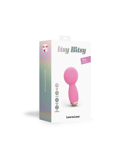 Love to Love - Itsy Bitsy - Mini Wand Vibrator - Roze-Laced-up.nl