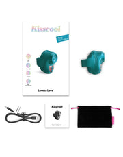 Love to Love - Kisscoll - Vinger Vibrator met Tapping Functie - Parelmoer Groen-laced-up.nl