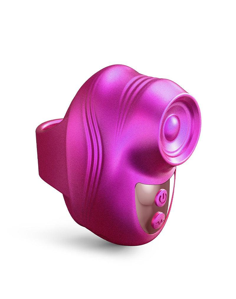 Love to Love - Kisscoll - Vinger Vibrator met Tapping Functie - Parelmoer Roze-laced-up.nl