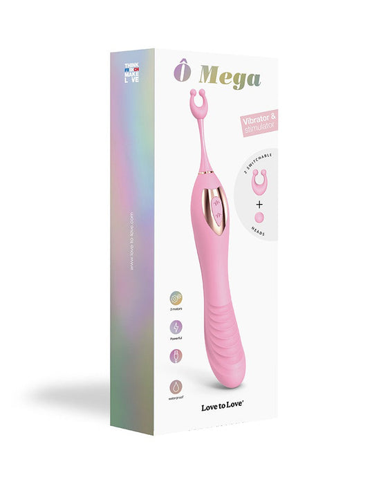 Love to Love - Ô Mega - Pinpoint Vibrator èn G-spot Vibrator - Roze-Laced-up.nl