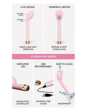Love to Love - O.M.G. - G-spot Vibrator - Roze-Erotiekvoordeel.nl