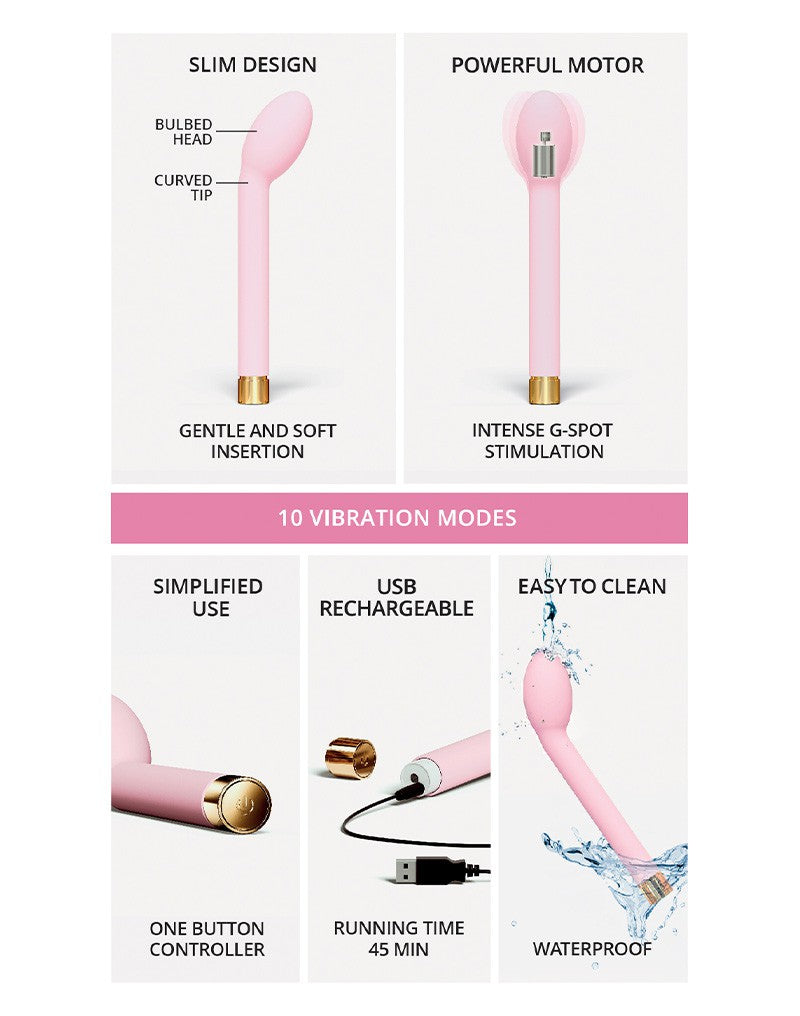 Love to Love - O.M.G. - G-spot Vibrator - Roze-Erotiekvoordeel.nl
