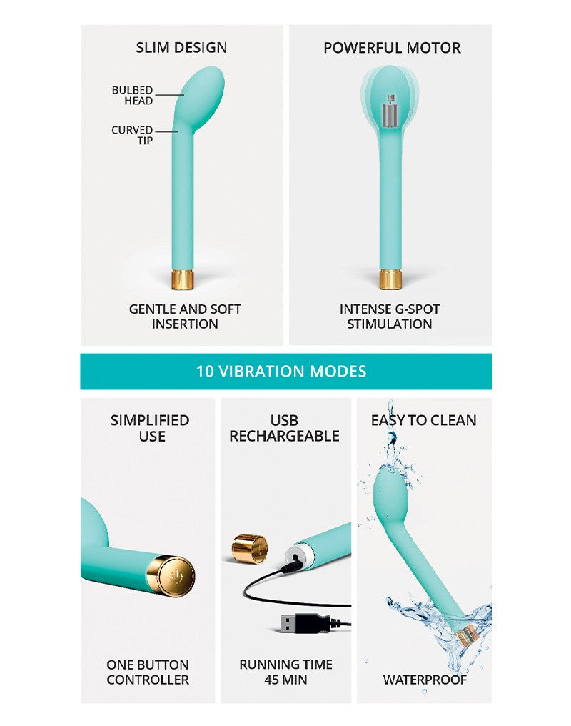 Love to Love - O.M.G. - G-spot Vibrator - Mintgroen-Laced-up.nl
