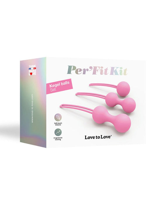 Love to Love - Per'fit Kit Kegel Balletjes Bekkenbodem Training - Roze-Laced-up.nl