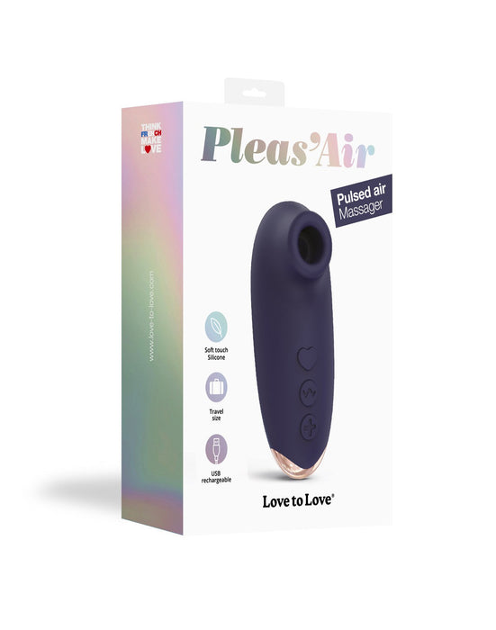 Love to Love - Pleas'air - Luchtdruk Clitoris Stimulator - Paars-Laced-up.nl